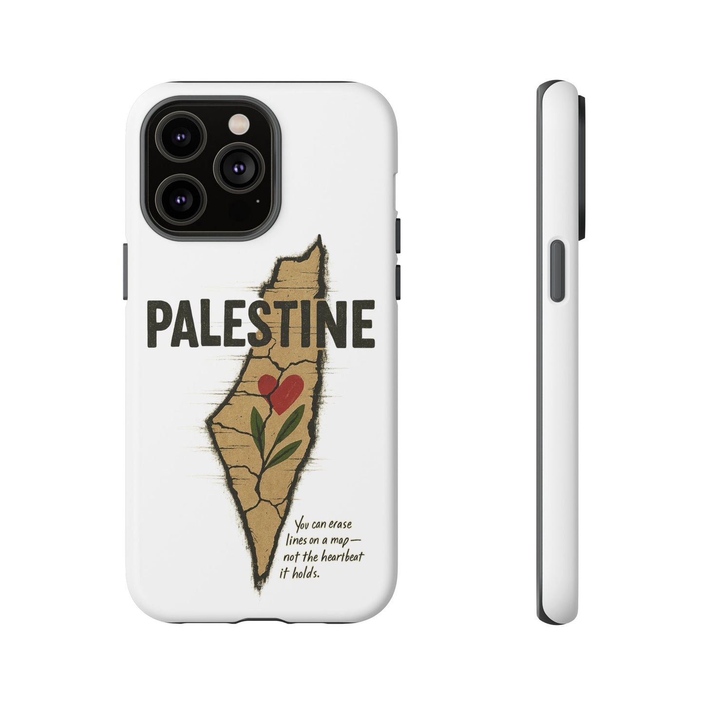 Palestine Heart – Roots & Blood Edition Phone Case
