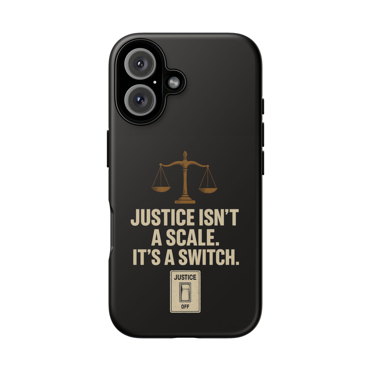 Justice Isn’t a Scale, It’s a Switch – Activist Statement Case