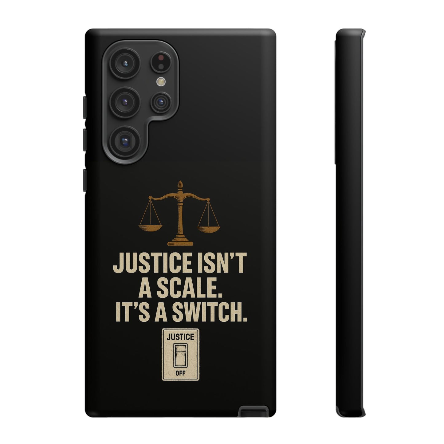 Justice Isn’t a Scale, It’s a Switch – Activist Statement Case