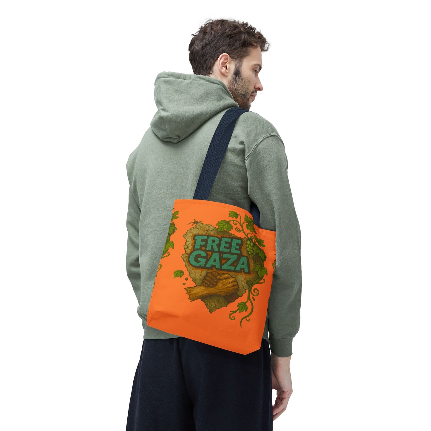 FREE GAZA — Roots of Resistance Tote Bag