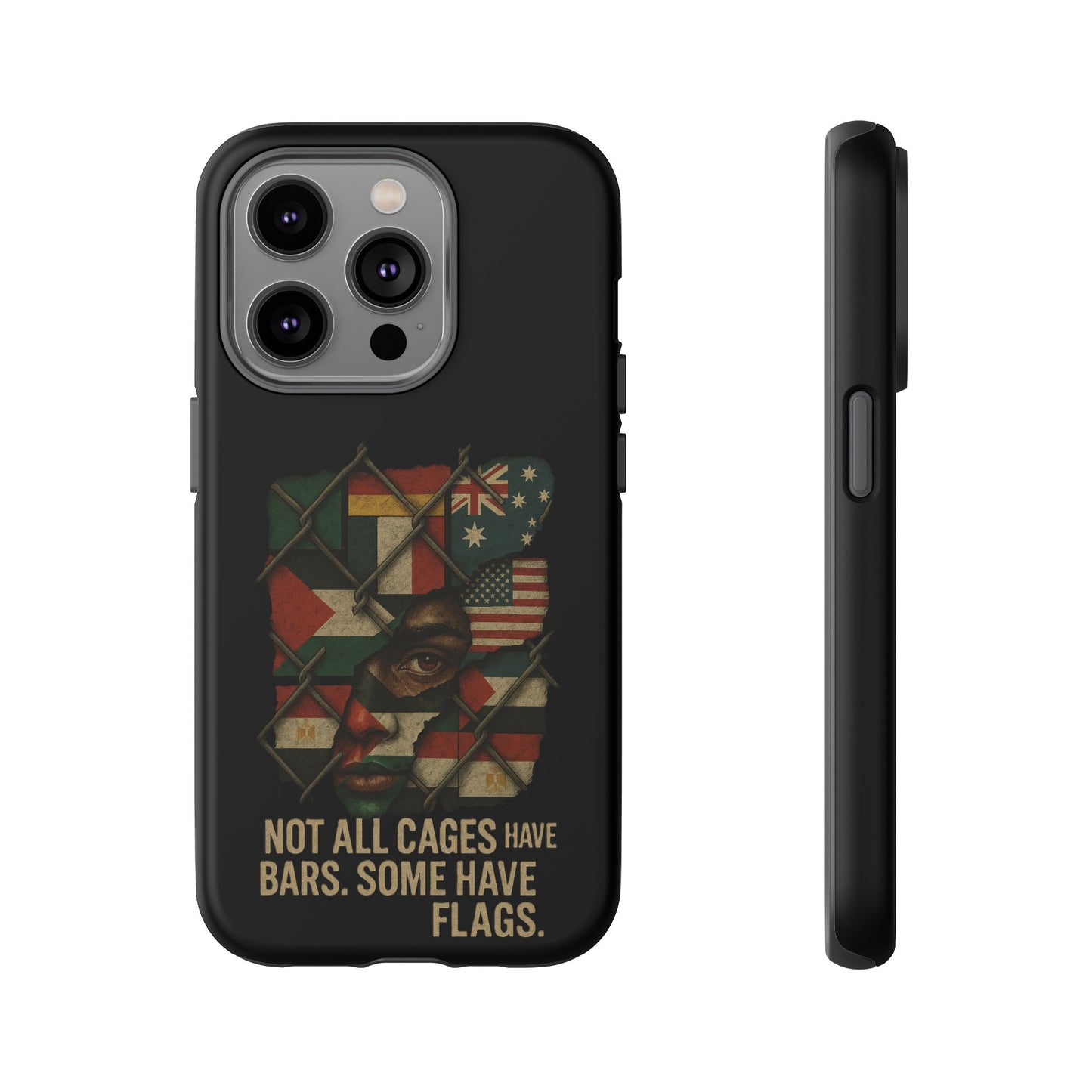 Not All Cages Have Flags Phone Case