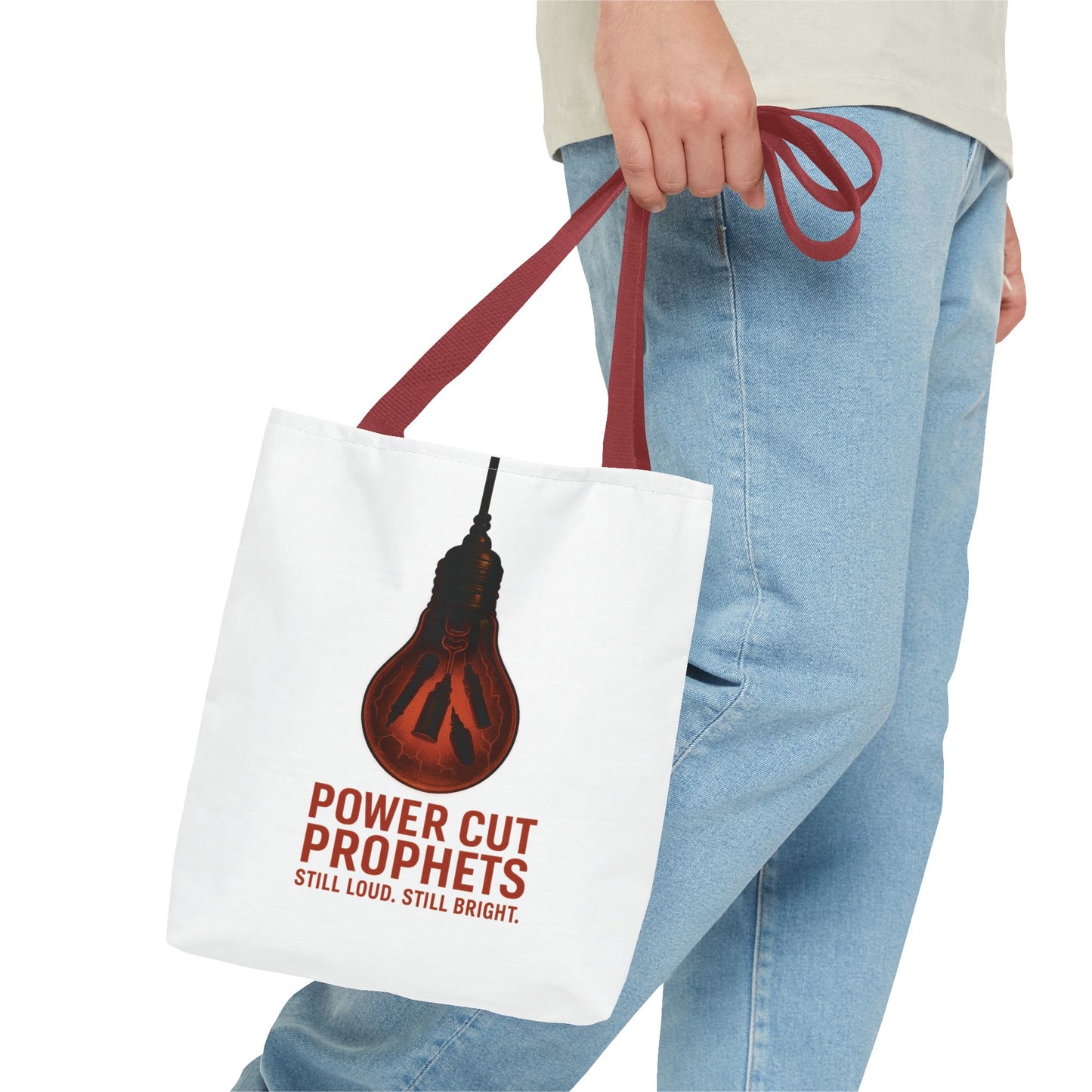 Power Cut Prophets Tote – Still Loud. Still Bright.