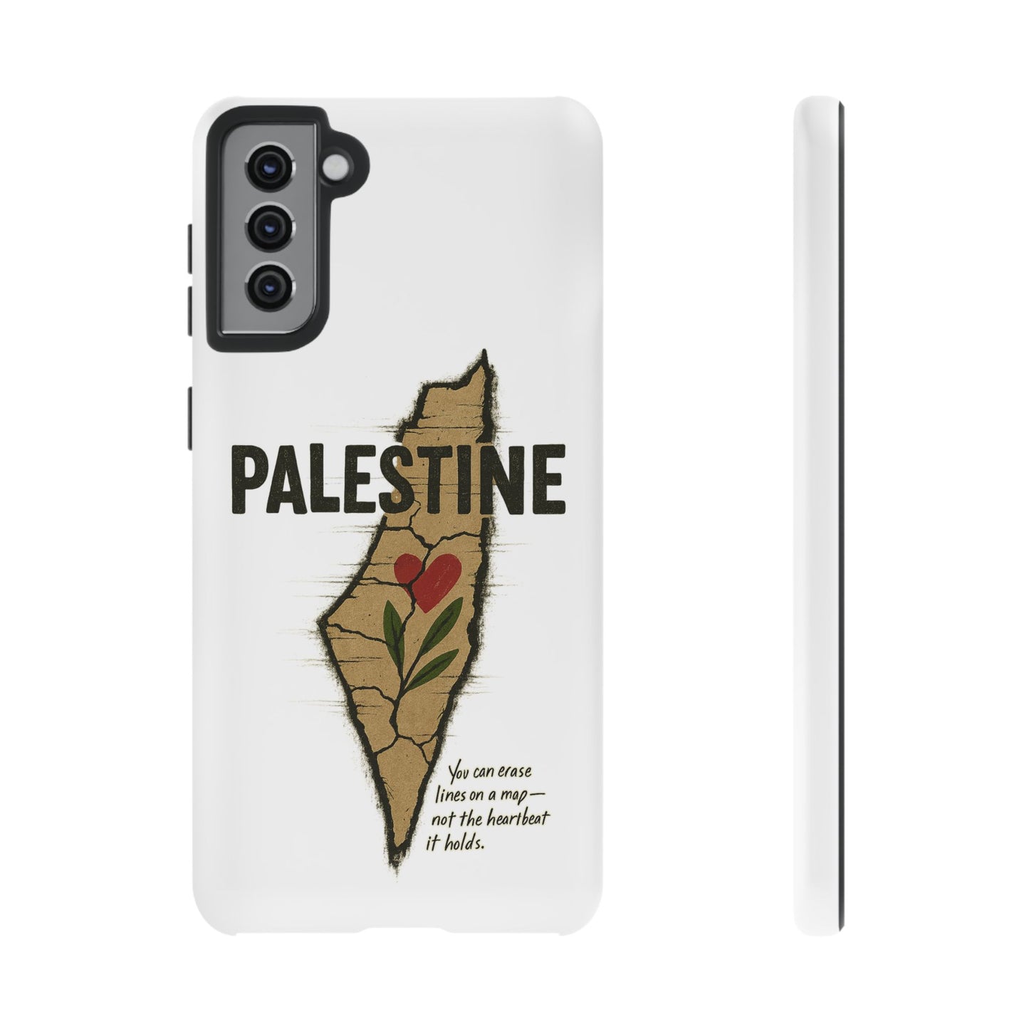 Palestine Heart – Roots & Blood Edition Phone Case