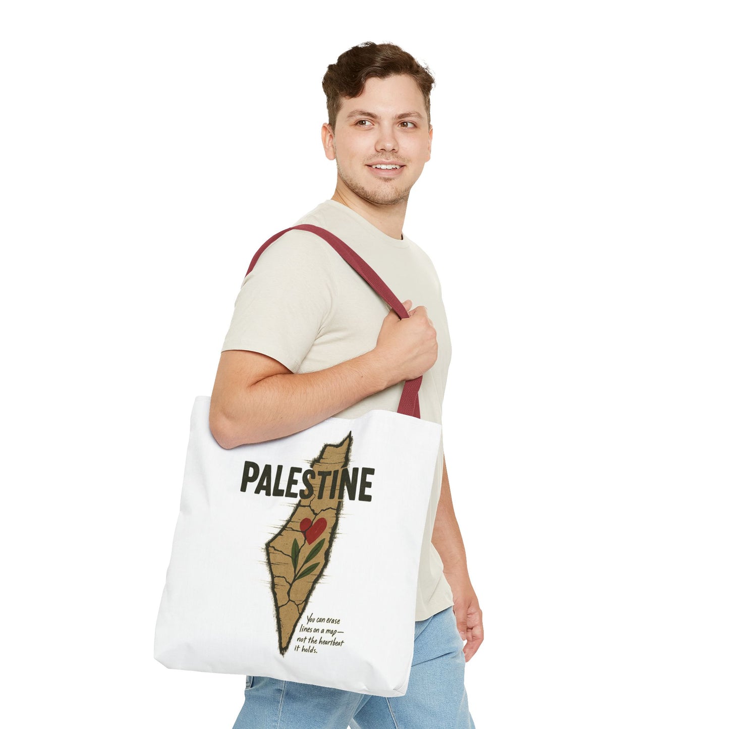 Palestine Heart – Roots & Blood Edition Tote Bag