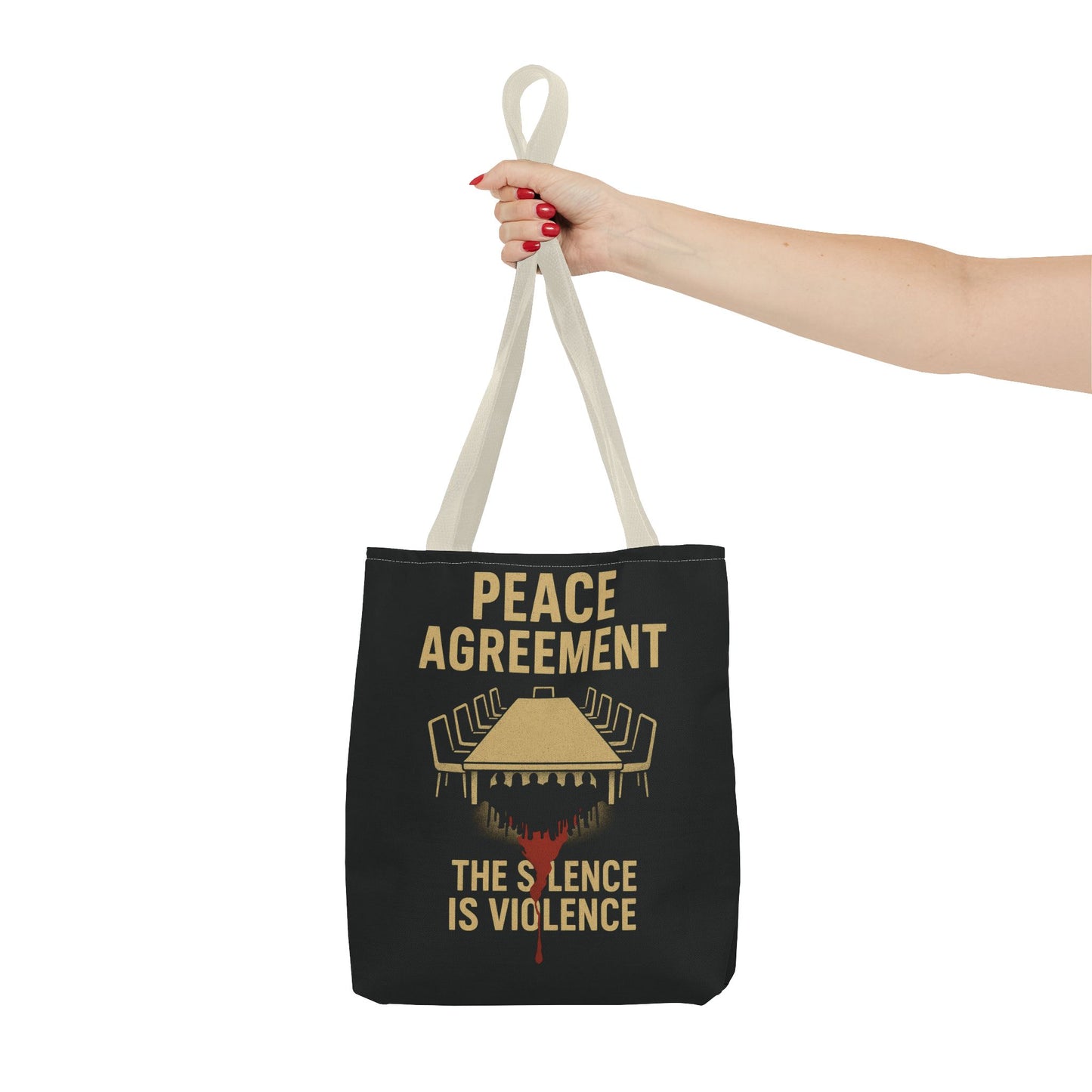 Peace Agreement: Silence is Violence Tote