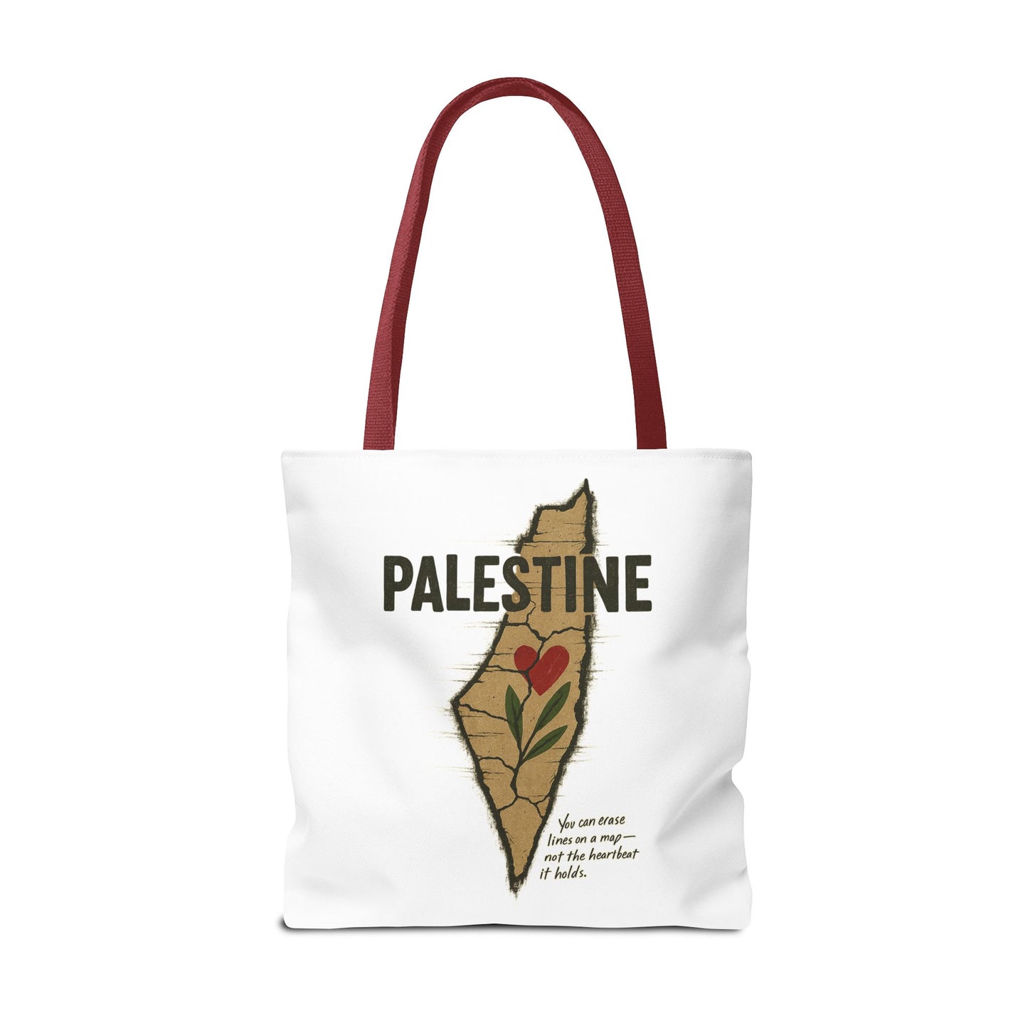 Palestine Heart – Roots & Blood Edition Tote Bag
