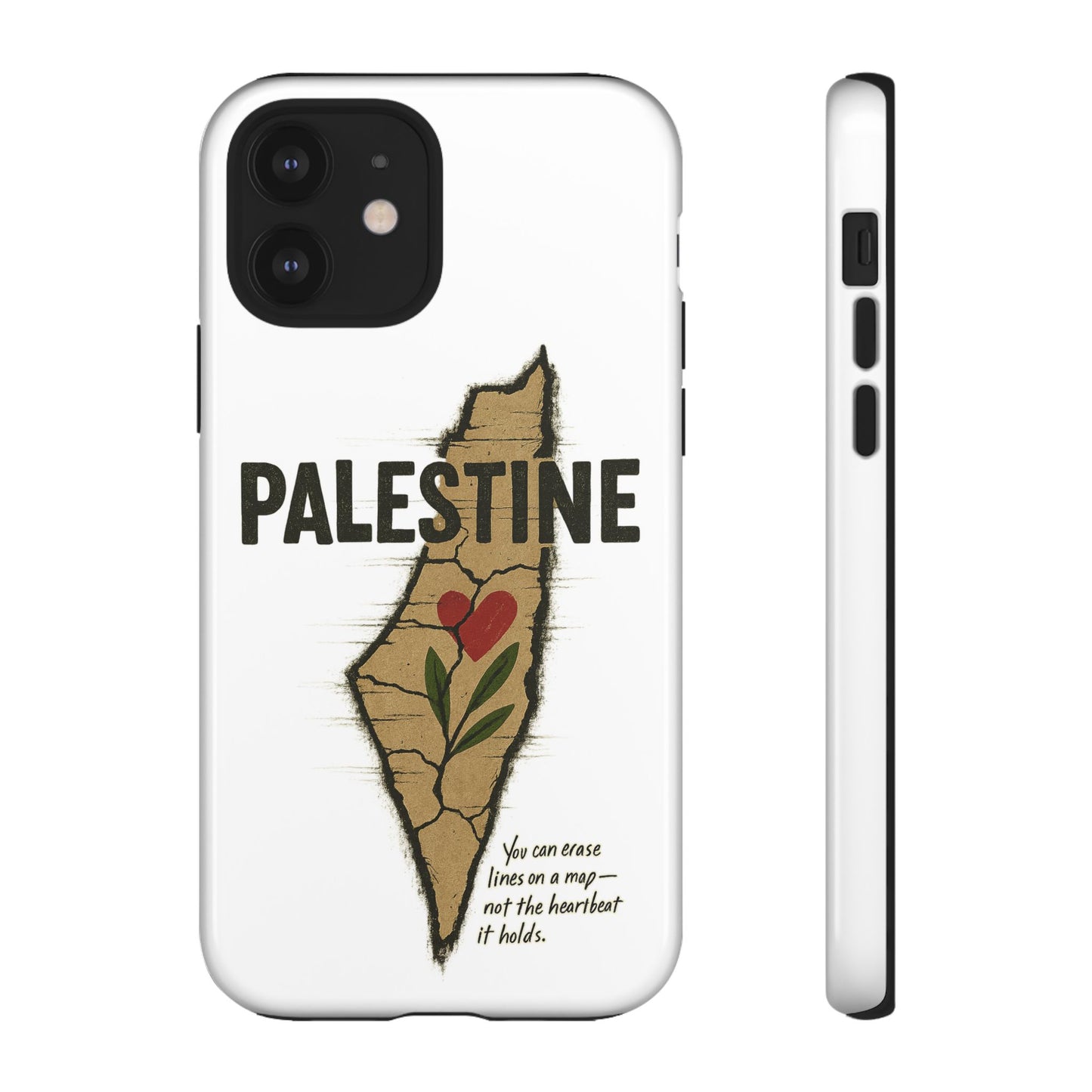 Palestine Heart – Roots & Blood Edition Phone Case