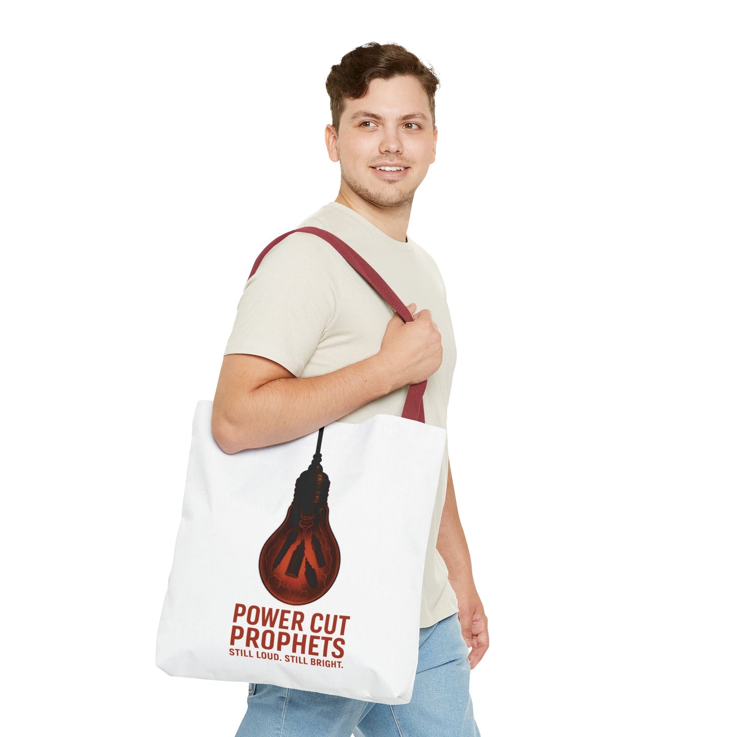 Power Cut Prophets Tote – Still Loud. Still Bright.