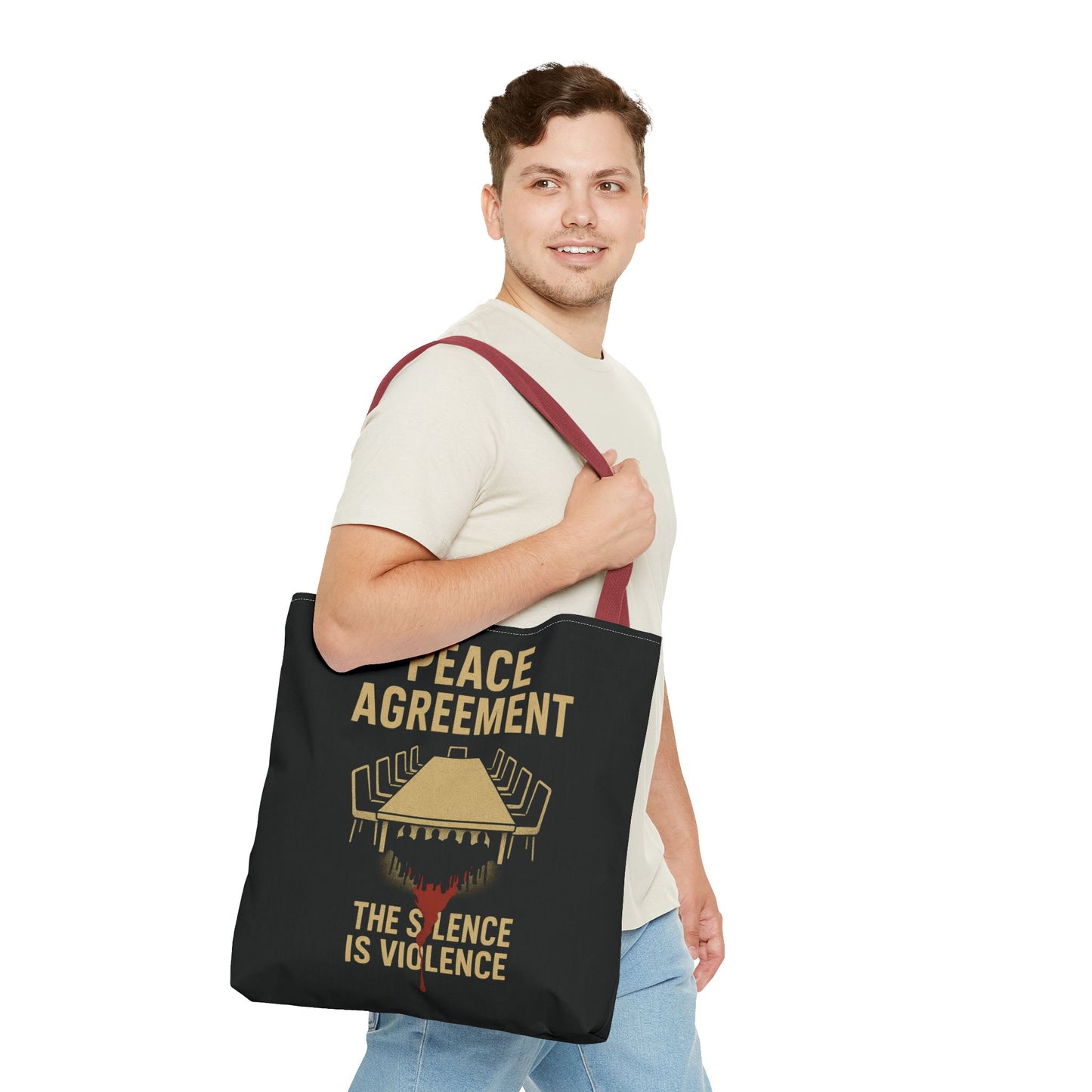Peace Agreement: Silence is Violence Tote