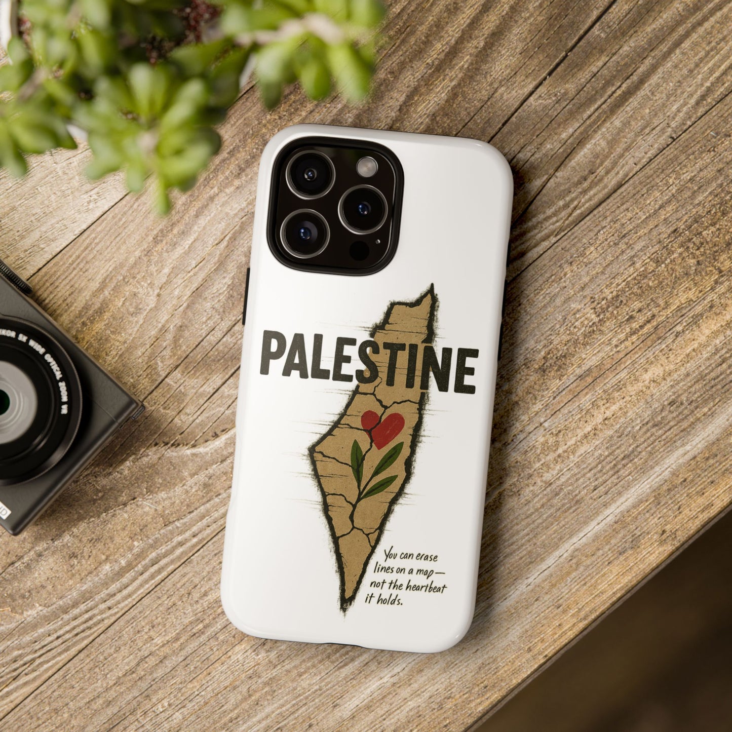 Palestine Heart – Roots & Blood Edition Phone Case