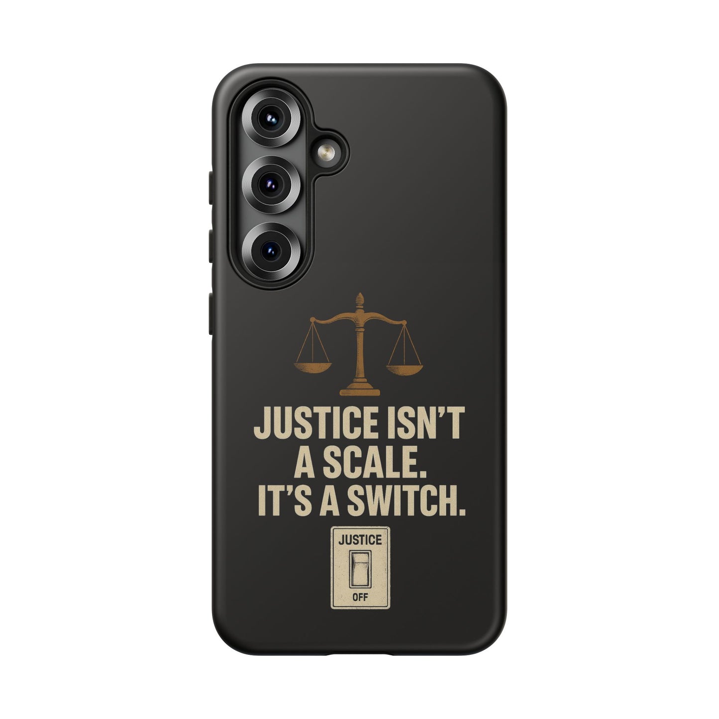 Justice Isn’t a Scale, It’s a Switch – Activist Statement Case