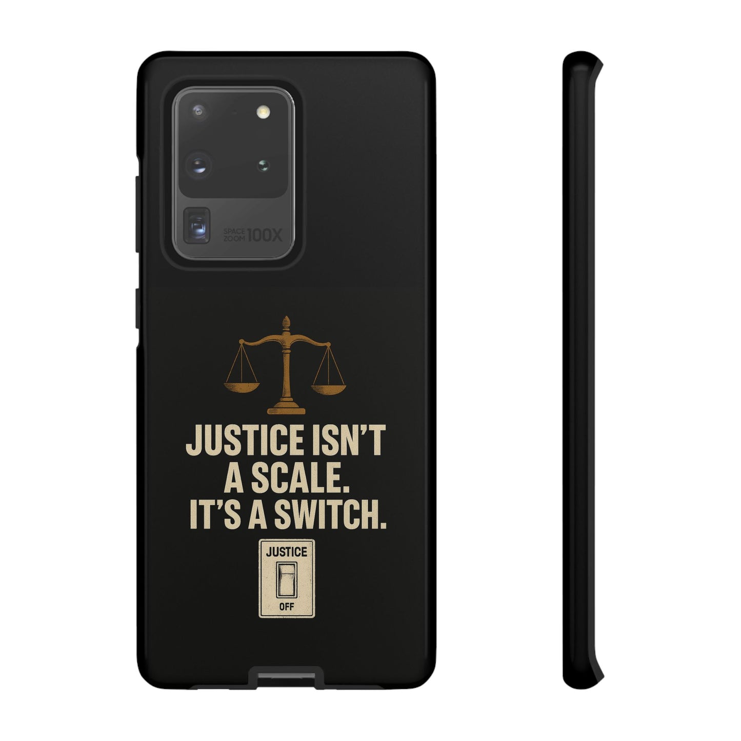 Justice Isn’t a Scale, It’s a Switch – Activist Statement Case