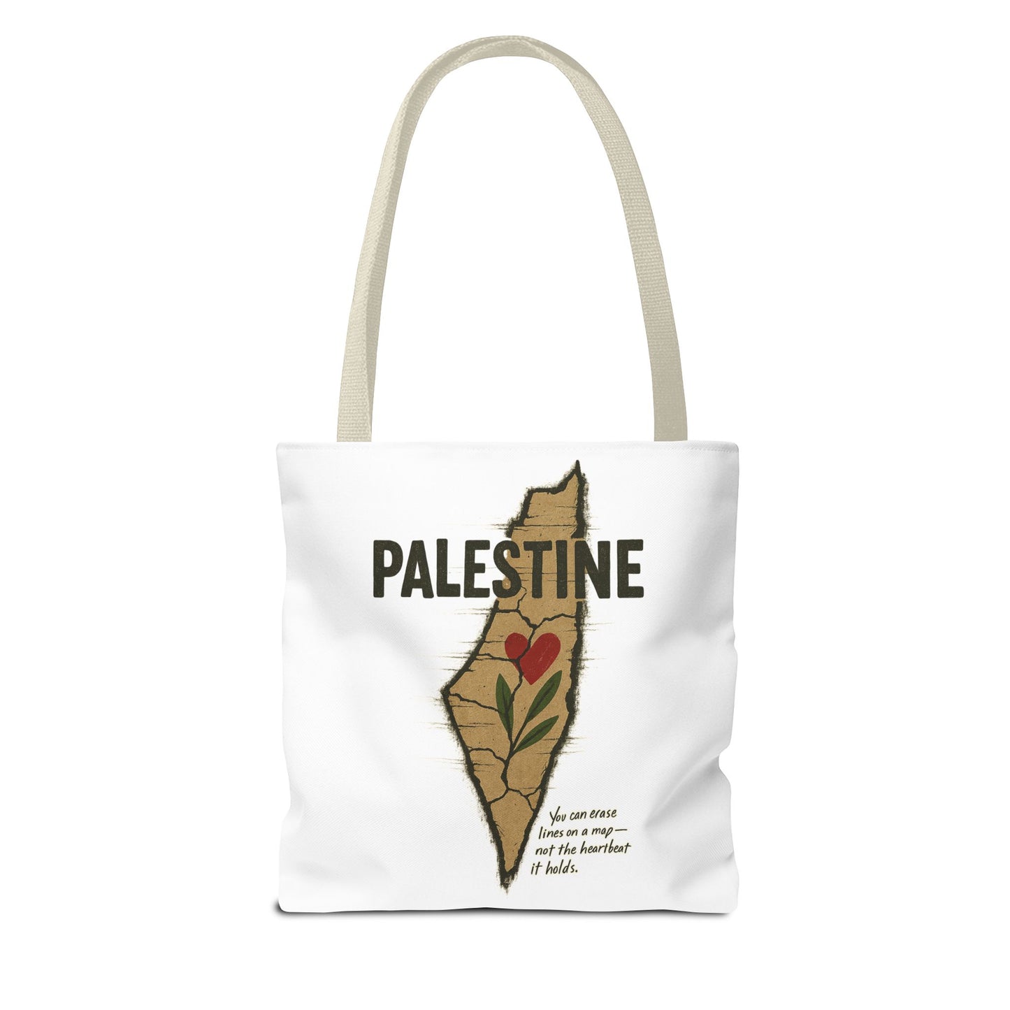 Palestine Heart – Roots & Blood Edition Tote Bag