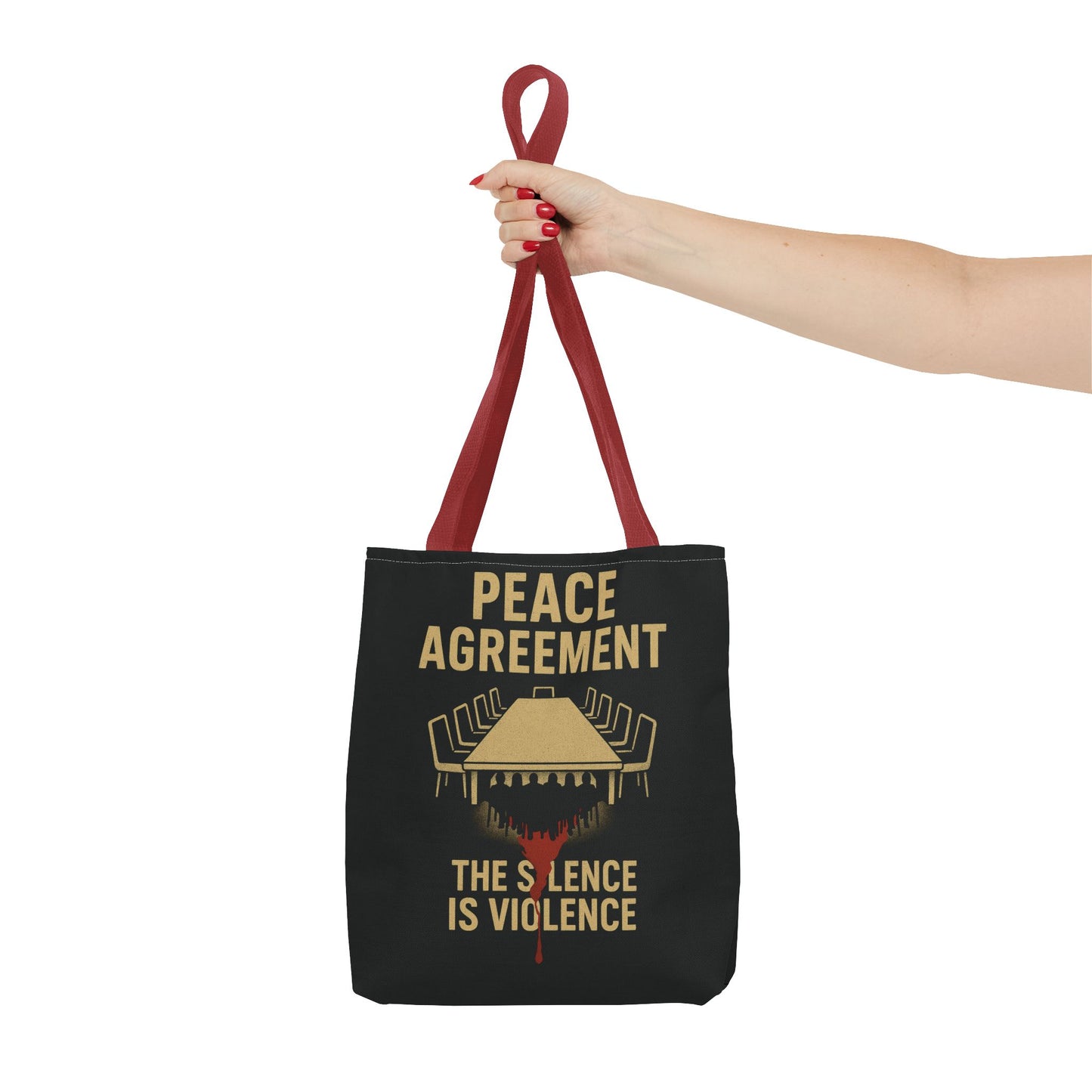 Peace Agreement: Silence is Violence Tote