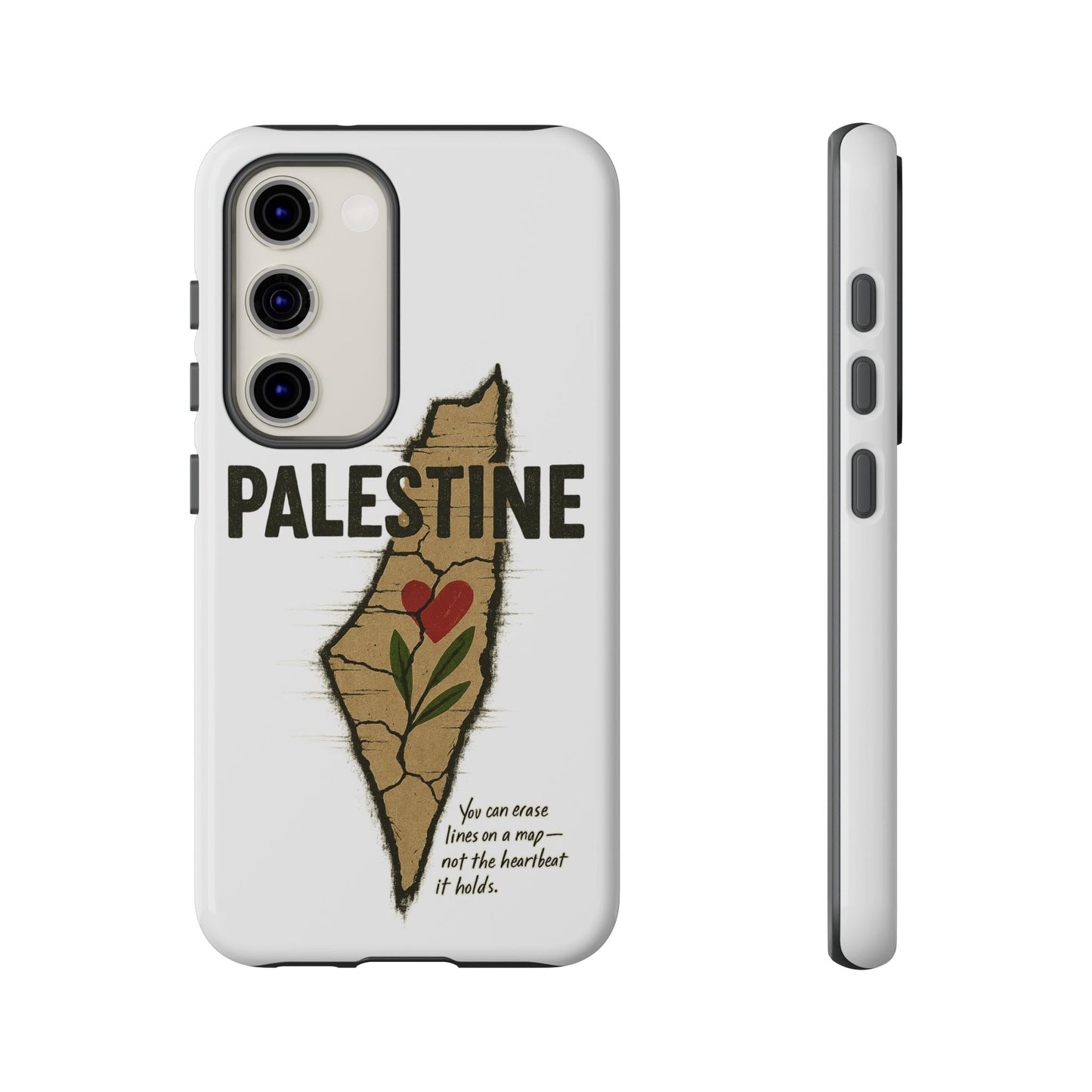 Palestine Heart – Roots & Blood Edition Phone Case