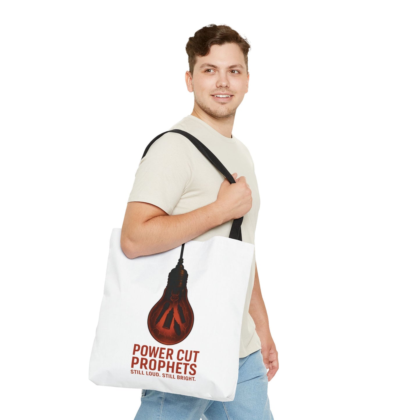 Power Cut Prophets Tote – Still Loud. Still Bright.