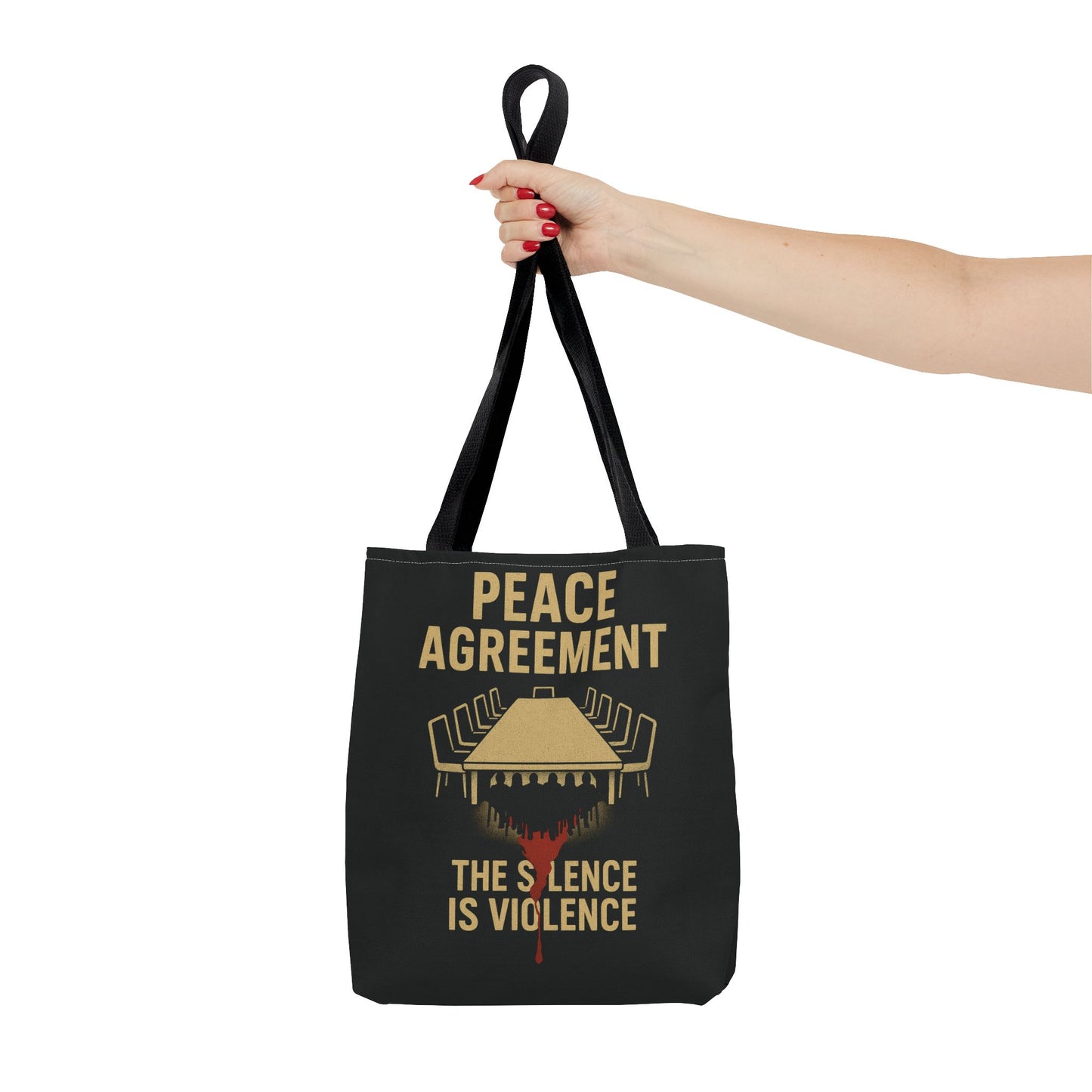 Peace Agreement: Silence is Violence Tote
