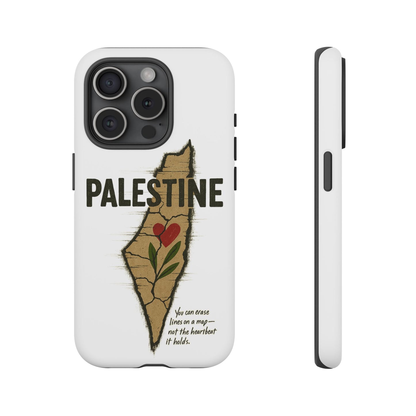 Palestine Heart – Roots & Blood Edition Phone Case