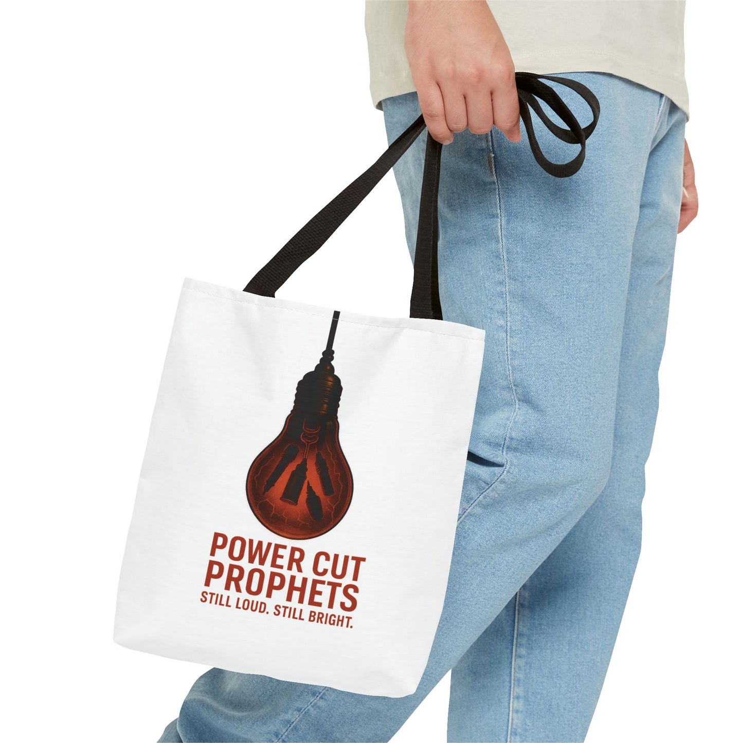 Power Cut Prophets Tote – Still Loud. Still Bright.