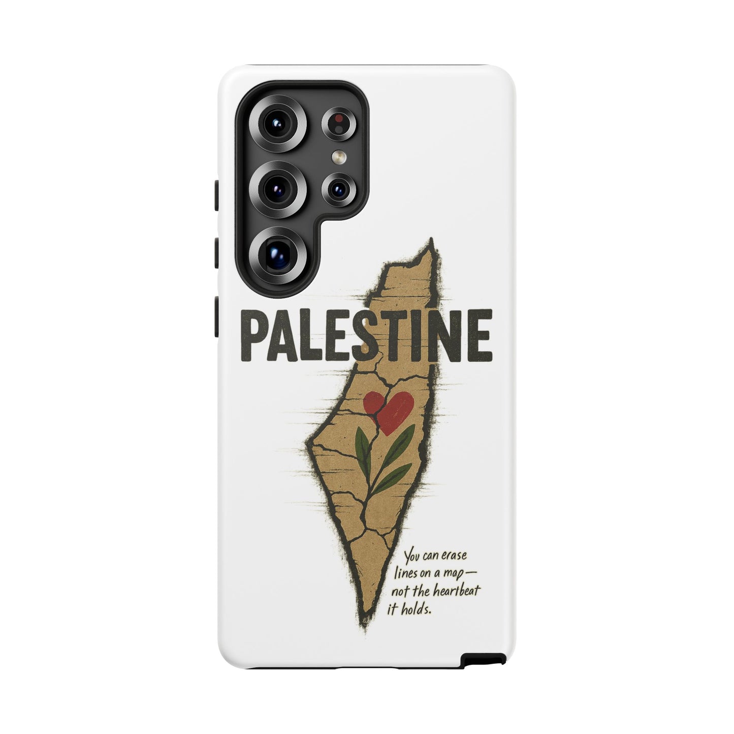 Palestine Heart – Roots & Blood Edition Phone Case