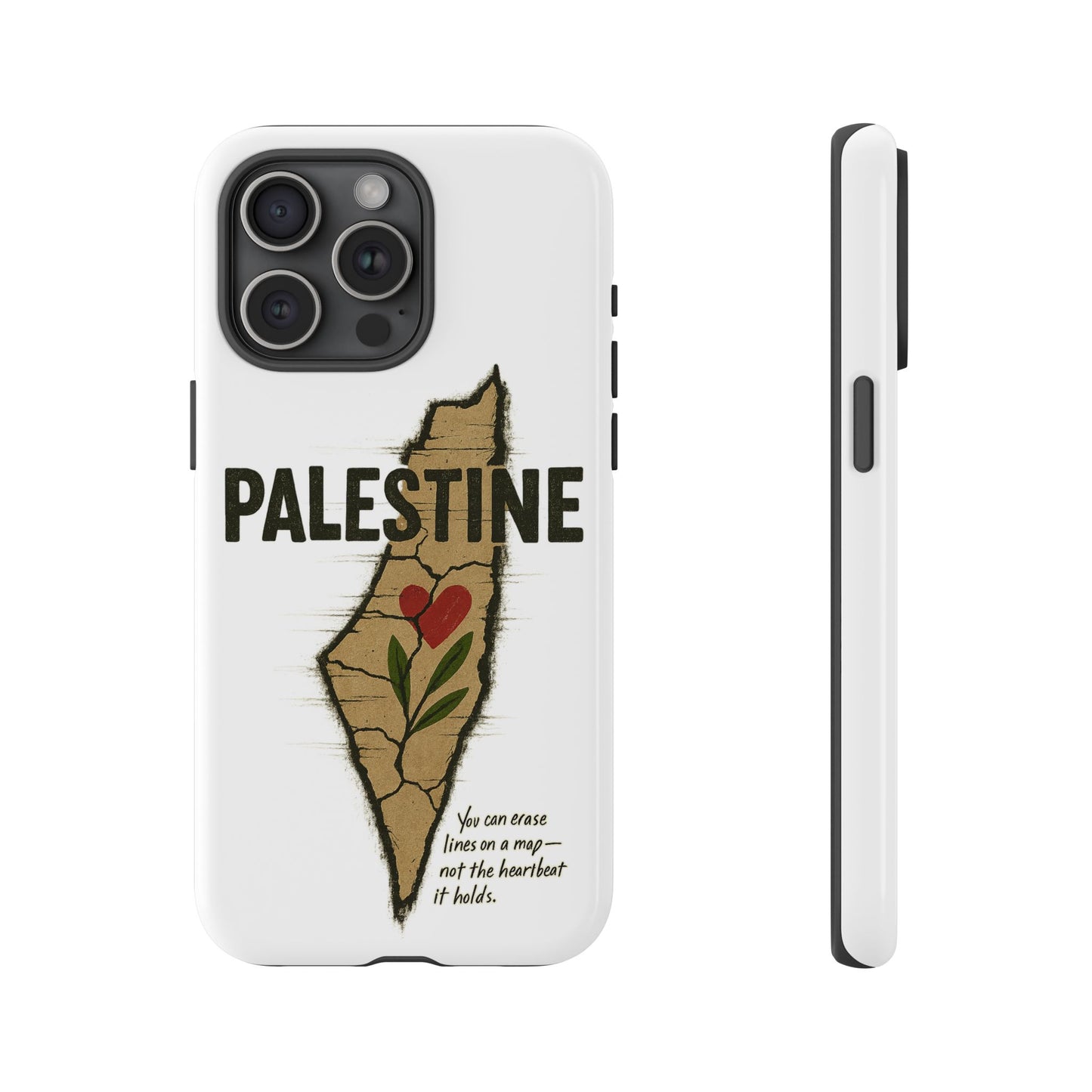 Palestine Heart – Roots & Blood Edition Phone Case