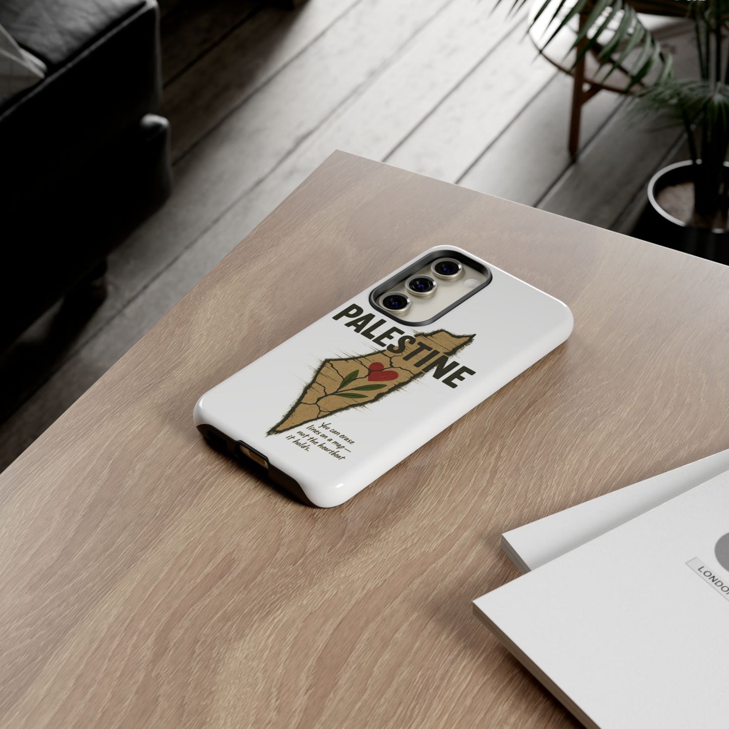 Palestine Heart – Roots & Blood Edition Phone Case