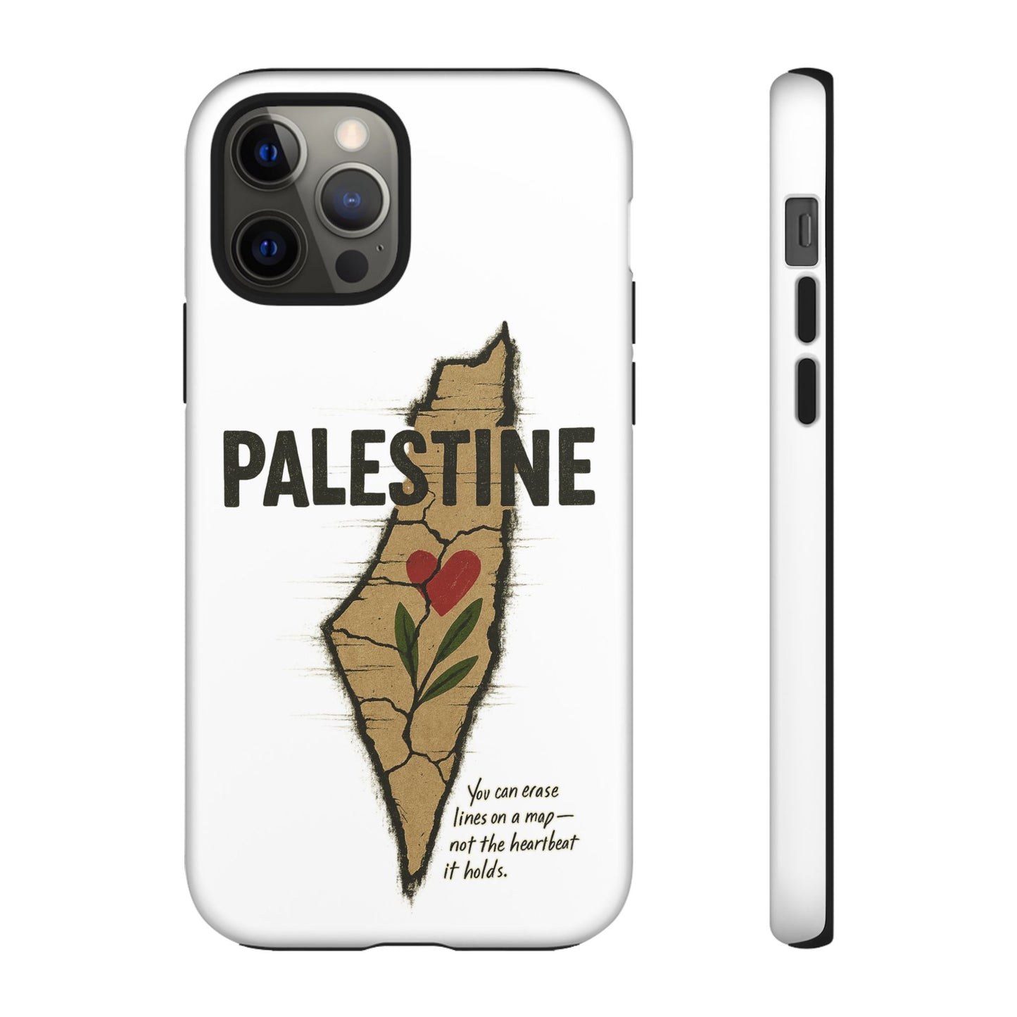 Palestine Heart – Roots & Blood Edition Phone Case