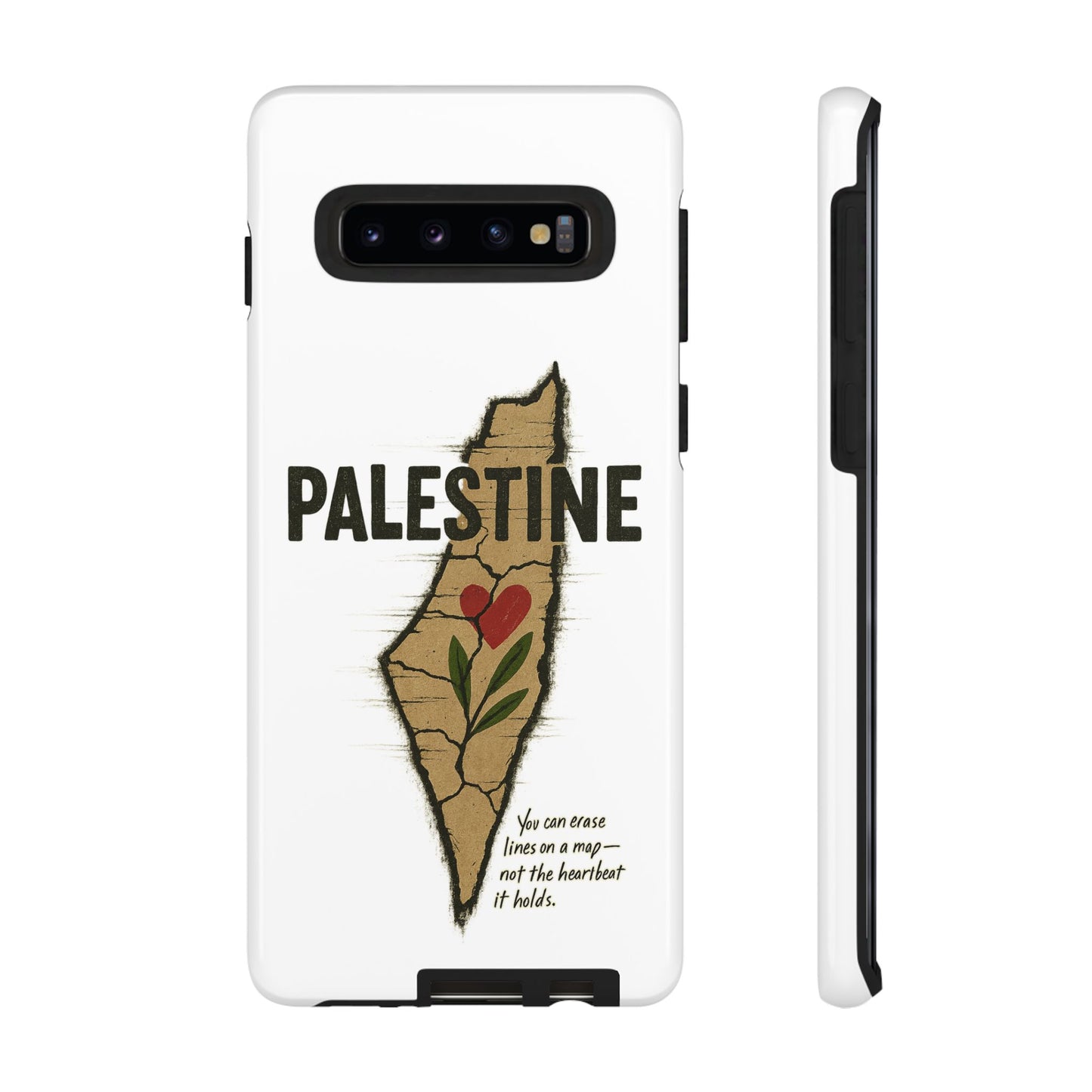 Palestine Heart – Roots & Blood Edition Phone Case