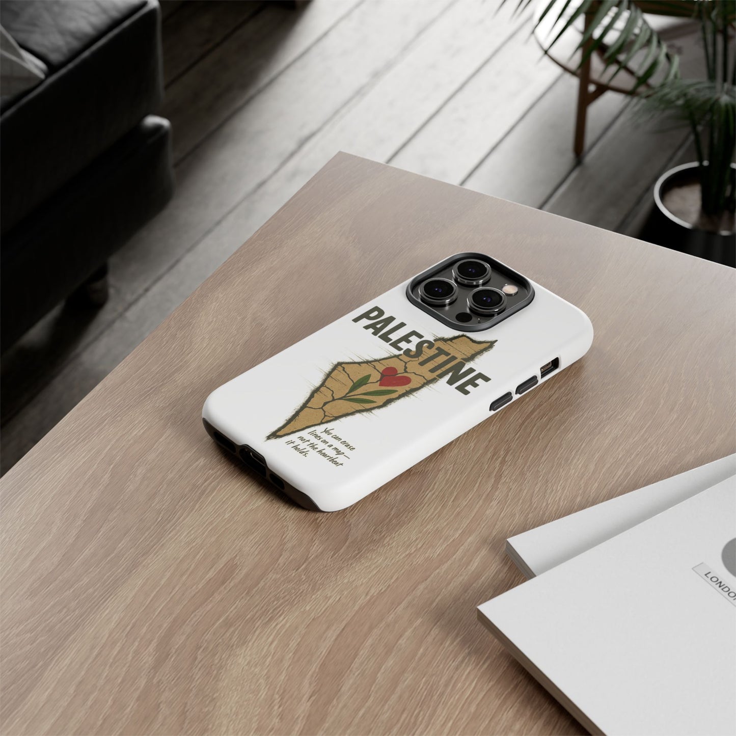 Palestine Heart – Roots & Blood Edition Phone Case