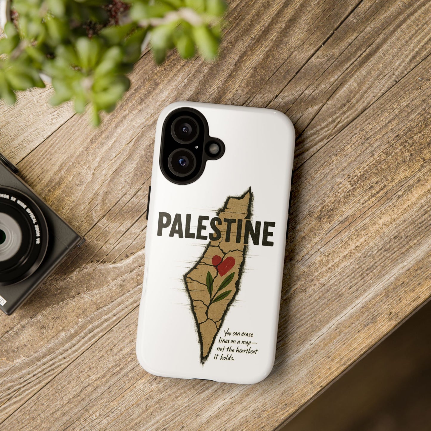 Palestine Heart – Roots & Blood Edition Phone Case