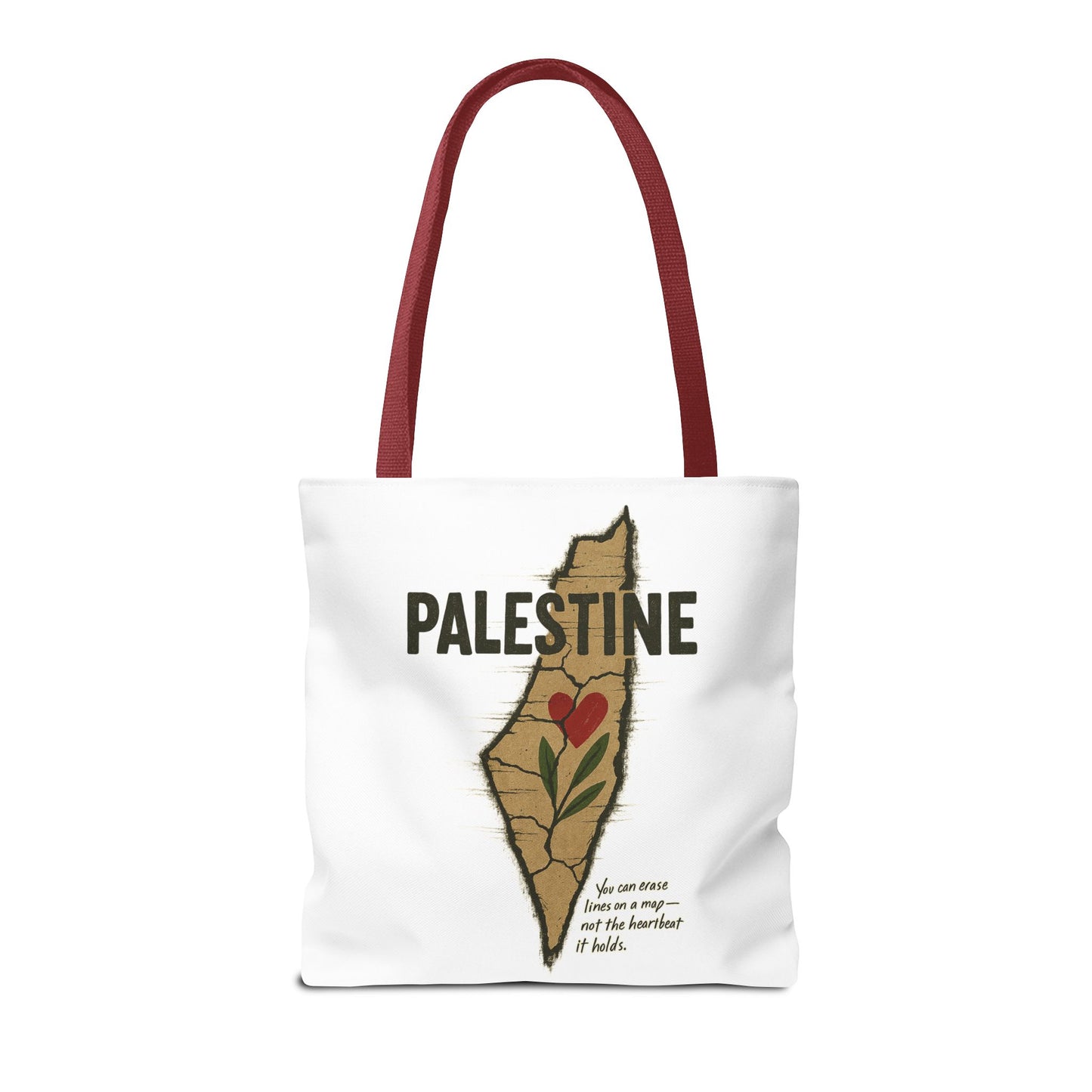 Palestine Heart – Roots & Blood Edition Tote Bag