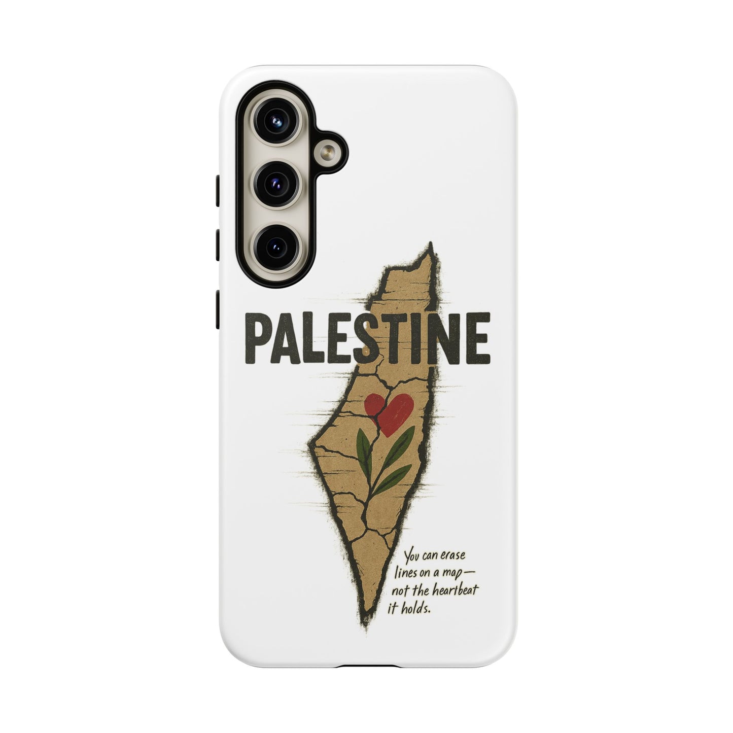 Palestine Heart – Roots & Blood Edition Phone Case
