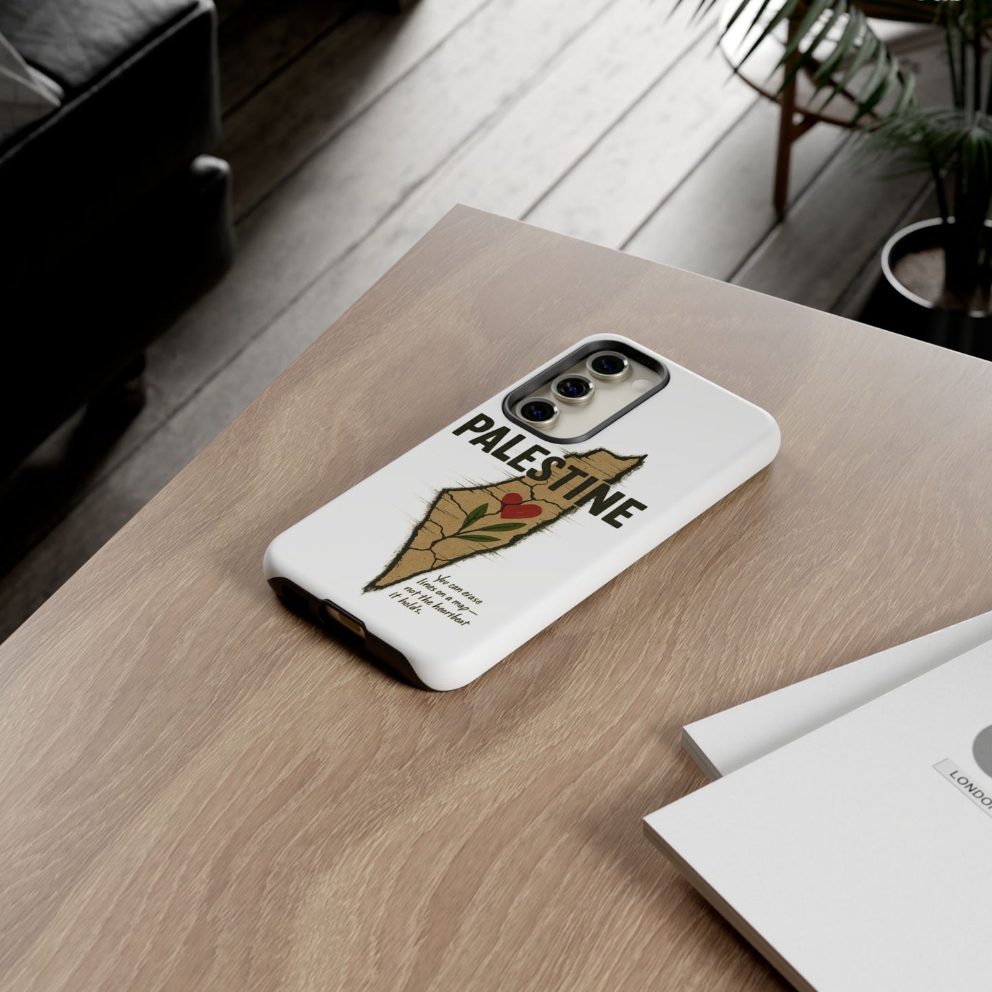 Palestine Heart – Roots & Blood Edition Phone Case