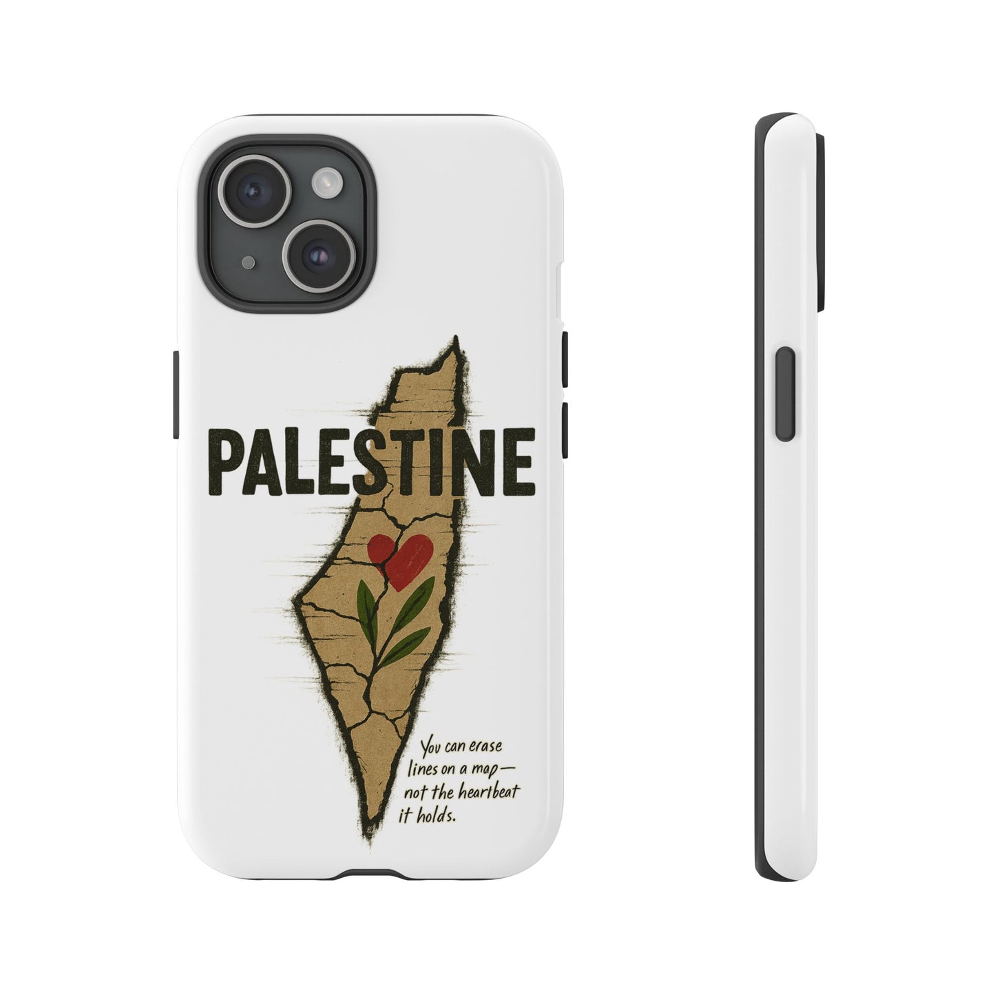 Palestine Heart – Roots & Blood Edition Phone Case
