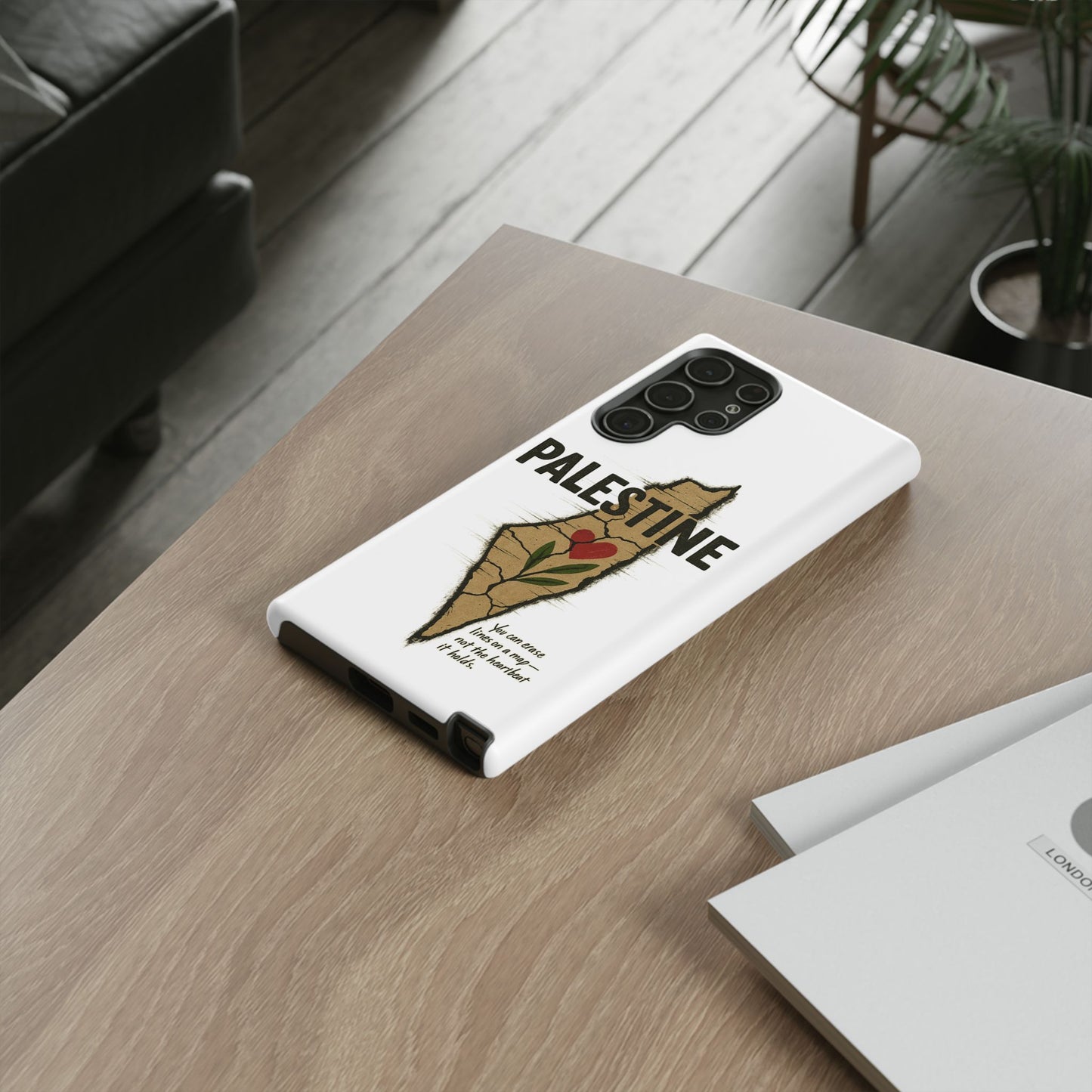 Palestine Heart – Roots & Blood Edition Phone Case