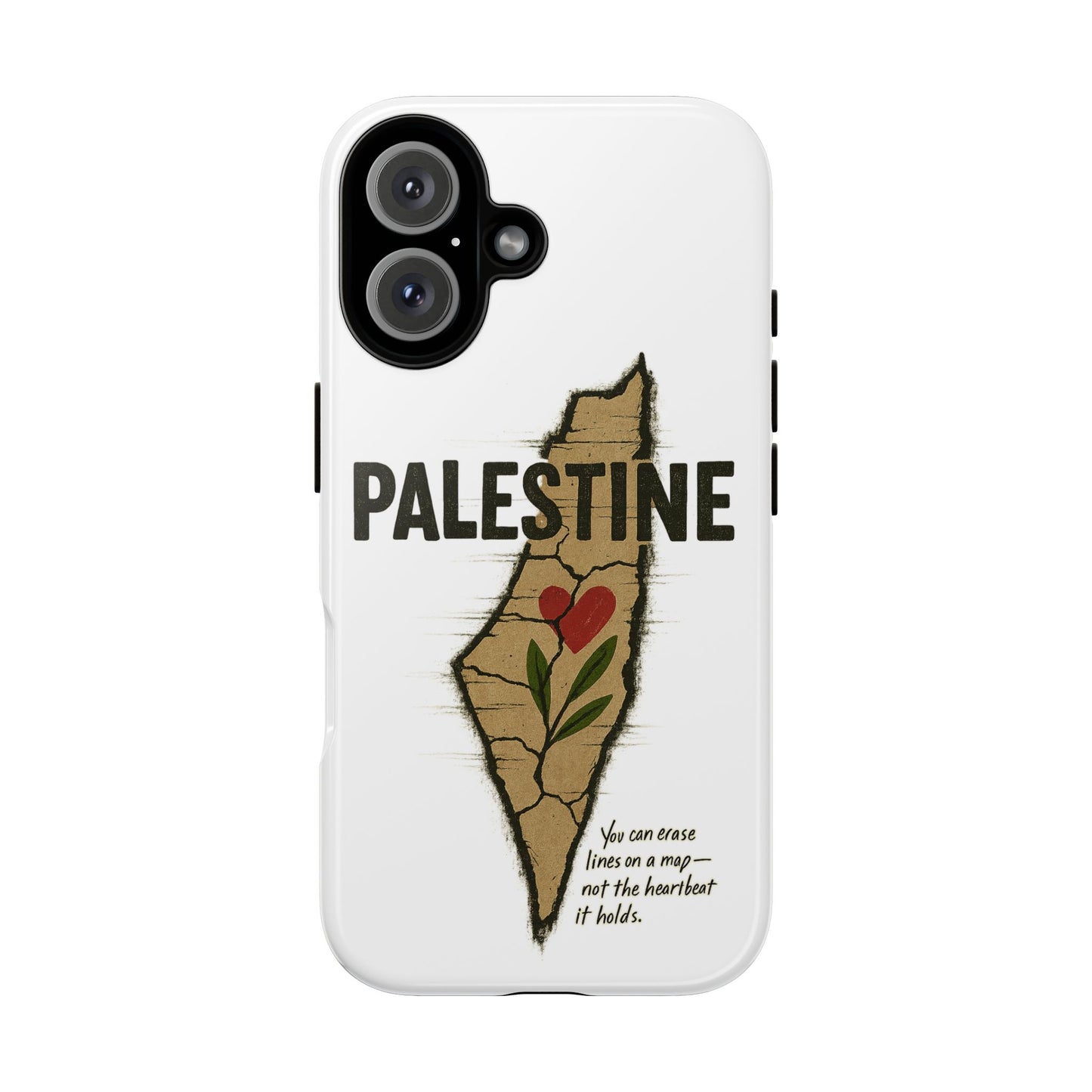 Palestine Heart – Roots & Blood Edition Phone Case