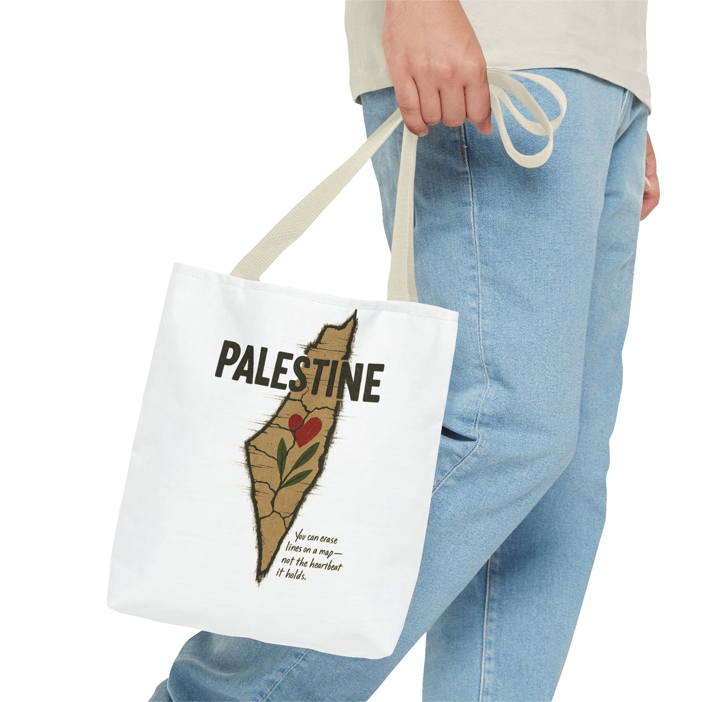 Palestine Heart – Roots & Blood Edition Tote Bag