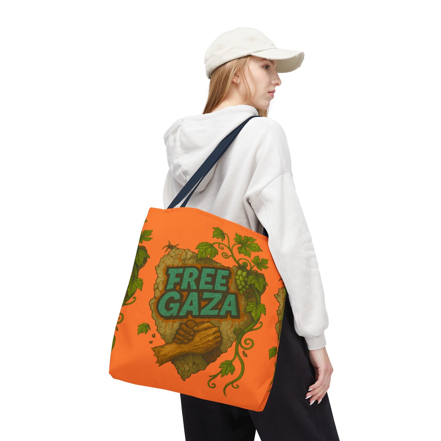 FREE GAZA — Roots of Resistance Tote Bag